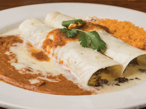 Order Dos Amigos Burrito food online from Santo Coyote - Little Rock store, Little Rock on bringmethat.com