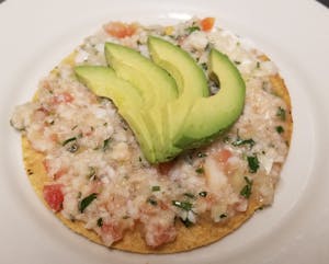 Order Tostada Ceviche food online from Mexico Restaurant store, Des Plaines on bringmethat.com