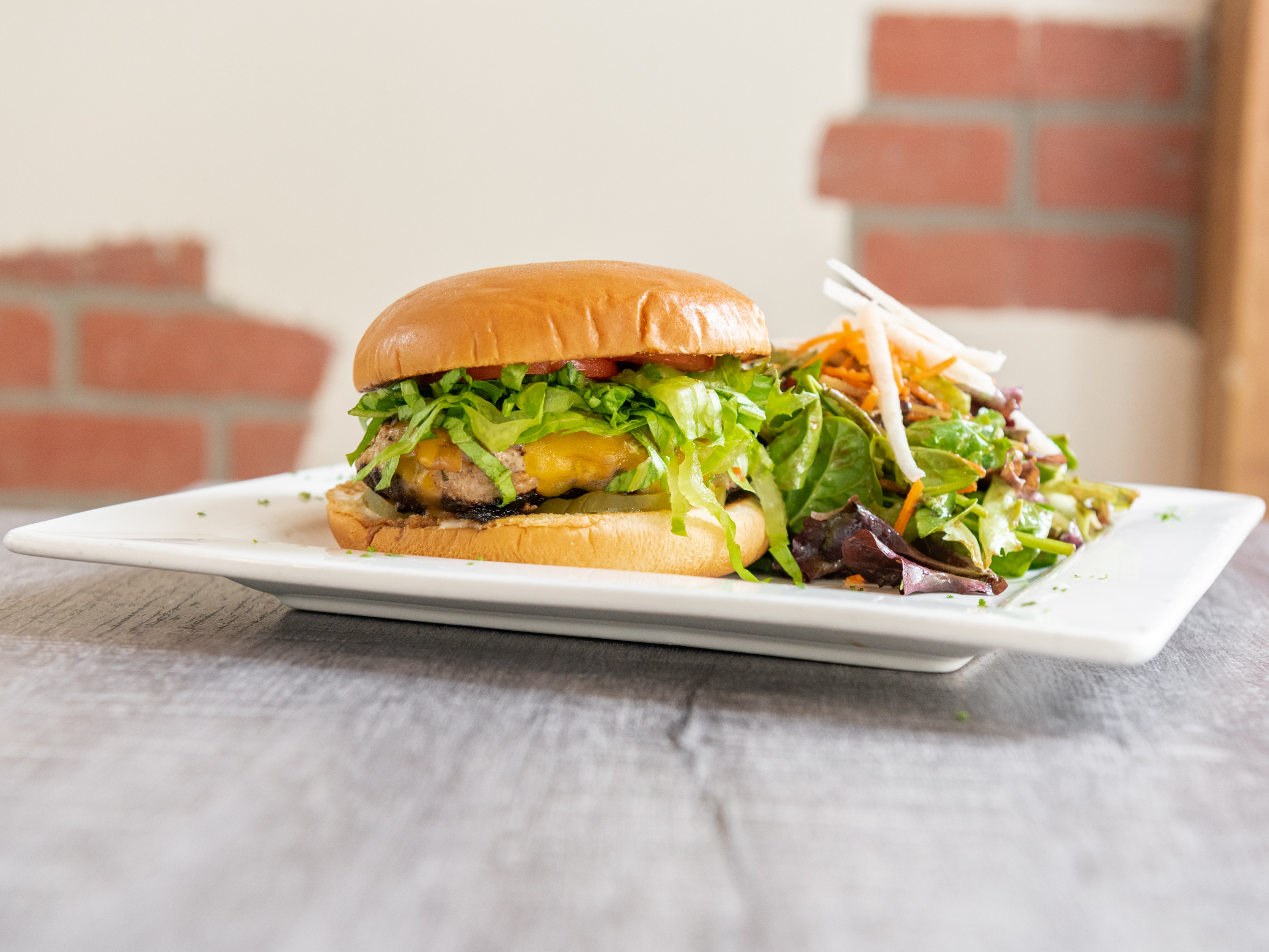 Order Rosemary Turkey Burger food online from Energy Life Cafe store, Beverly Hills on bringmethat.com