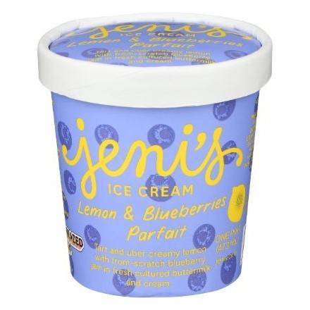 Order Jeni's Lemon and Blueberry Parfait Ice Cream (1 Pint) food online from Light Speed Market store, Marietta on bringmethat.com