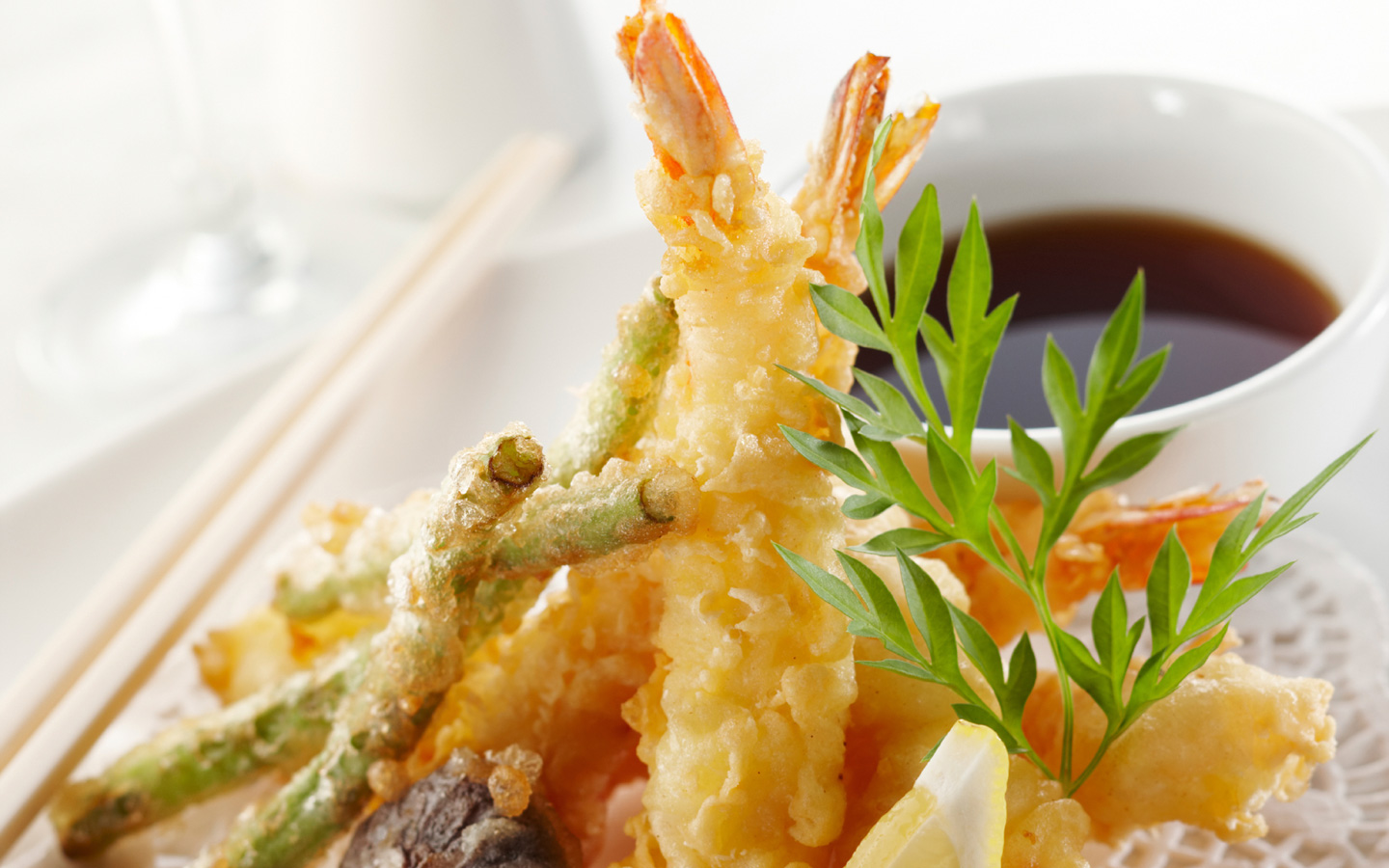 Order Shrimp Tempura (APP) food online from Samurai Japanese Steak House store, Huntington on bringmethat.com