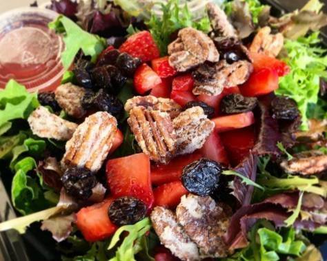 Order Strawberry Field Salad food online from Old San Luis Bbq Co. store, San Luis Obispo on bringmethat.com