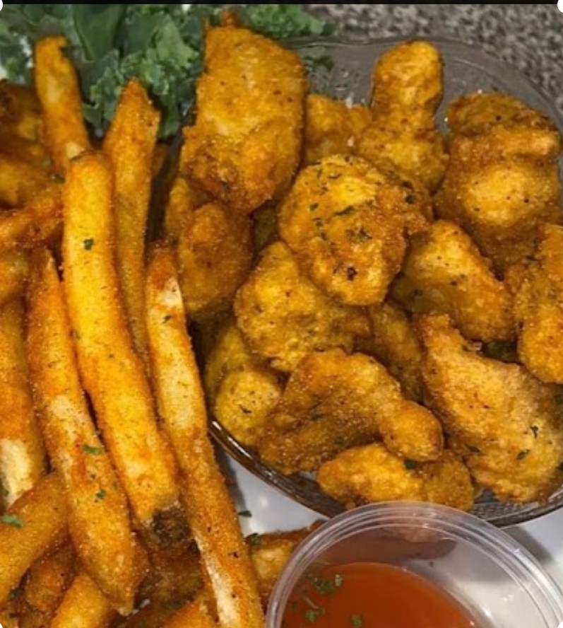 Order Catfish nuggets and fries food online from Aubri Mobile Kitchen store, Irvington on bringmethat.com
