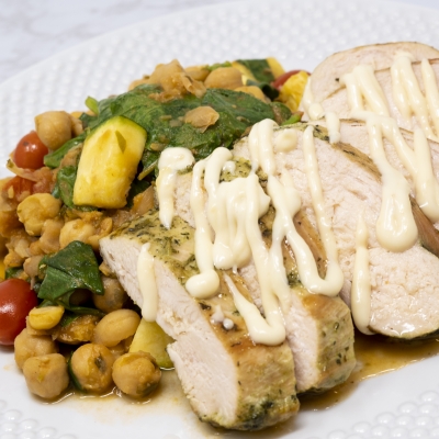 Order Herb Roasted Chicken Breast  food online from Fahrenheit 760 store, Stamford on bringmethat.com