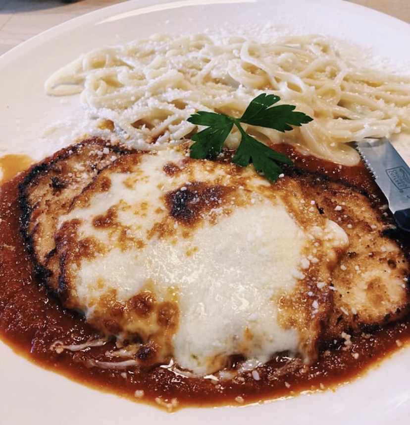 Order Gluten Free Chicken Parmesan Served with Spaghetti food online from Wild store, New York on bringmethat.com