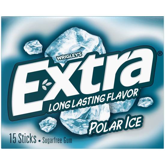 Order EXTRA Polar Ice Sugar Free Chewing Gum, Single Pack, 15 Pieces food online from Cvs store, MONTEZUMA on bringmethat.com