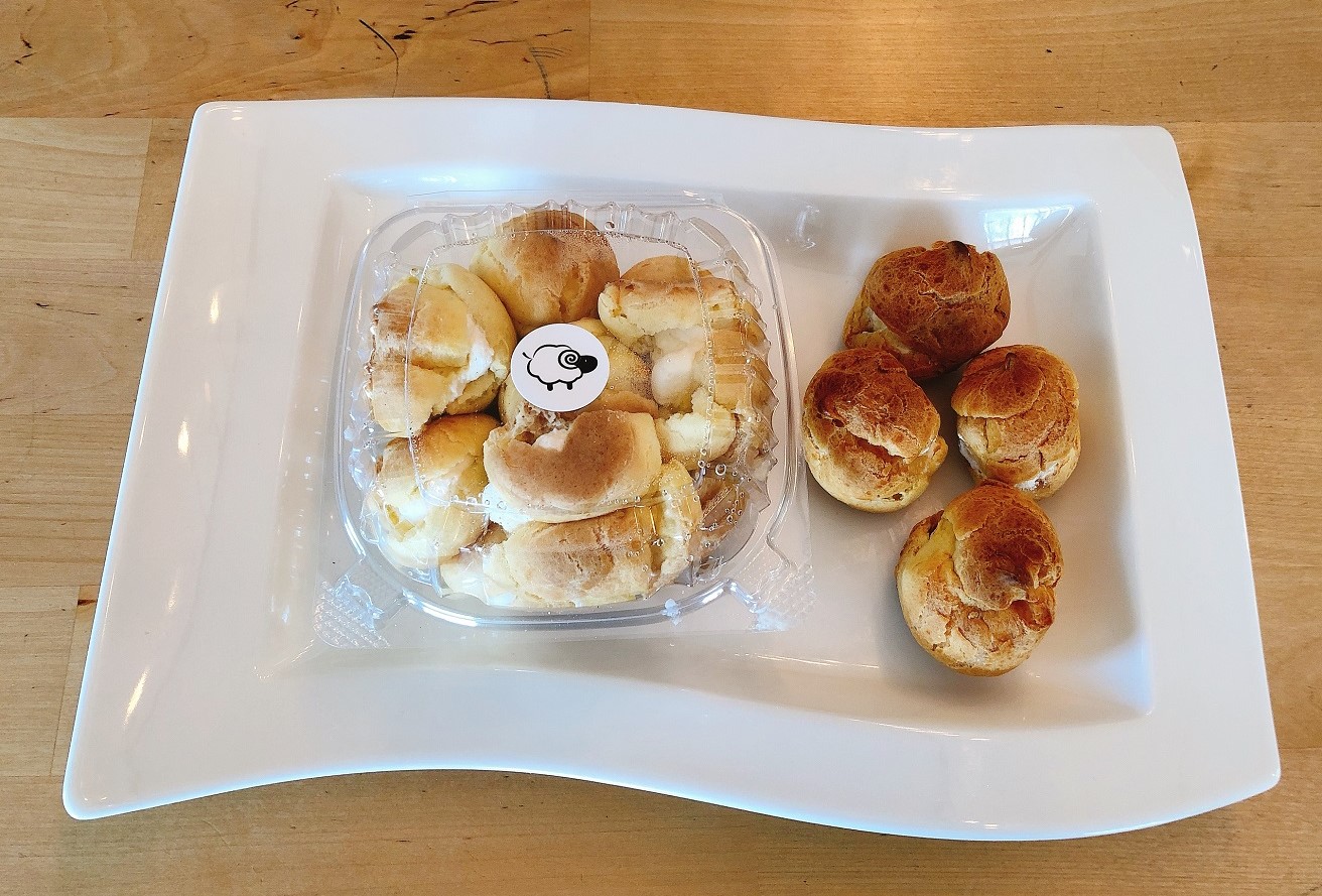 Order Box of Cream Puffs food online from Jireh Bakery Cafe store, Centreville on bringmethat.com