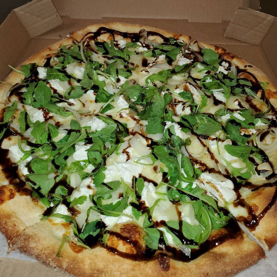 Order White Pizza - Bar 12" food online from Table 42 store, Dover on bringmethat.com