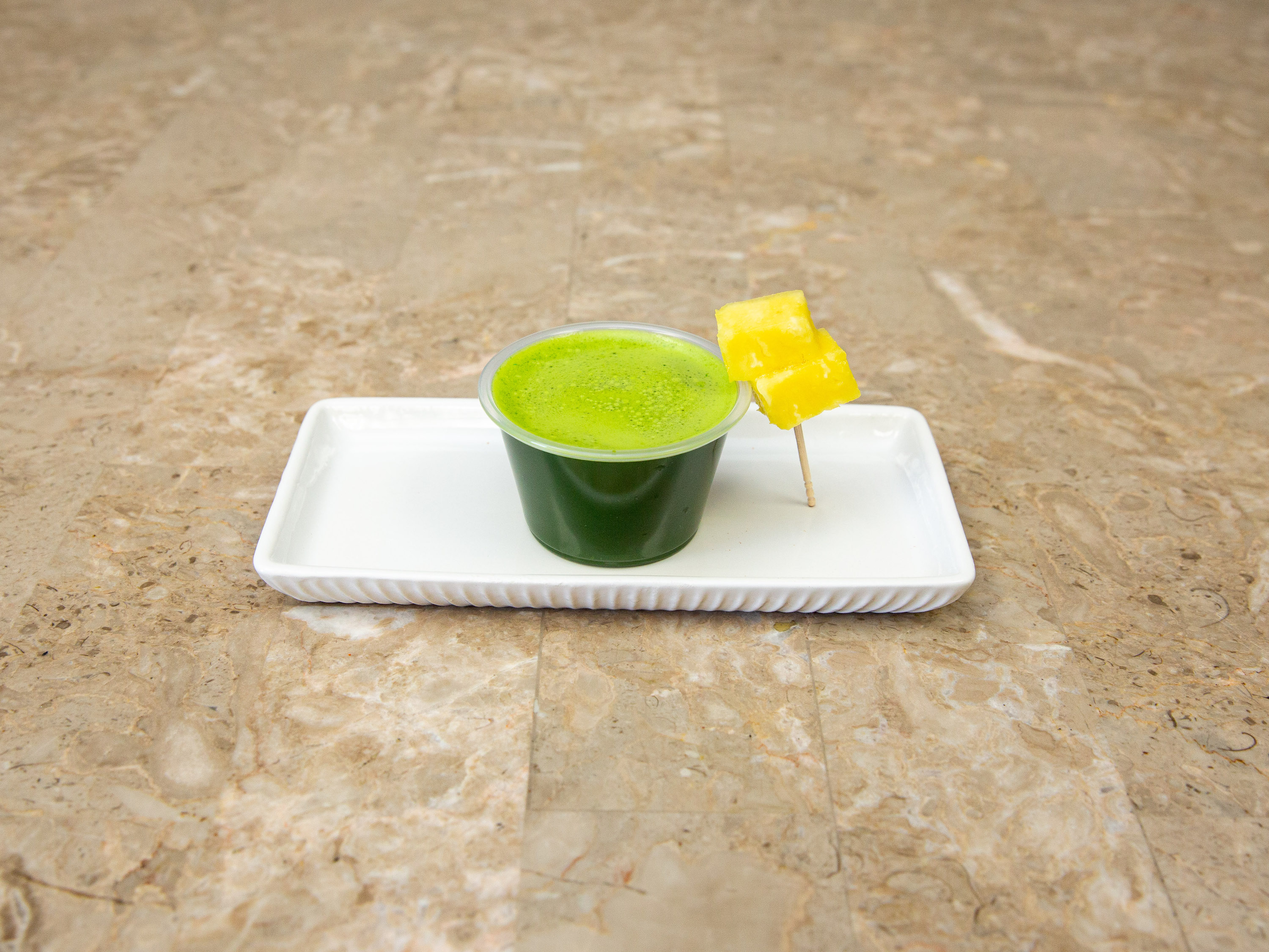 Order Detoxifier-Wheatgrass Shot food online from Tropical Oasis store, Chula Vista on bringmethat.com