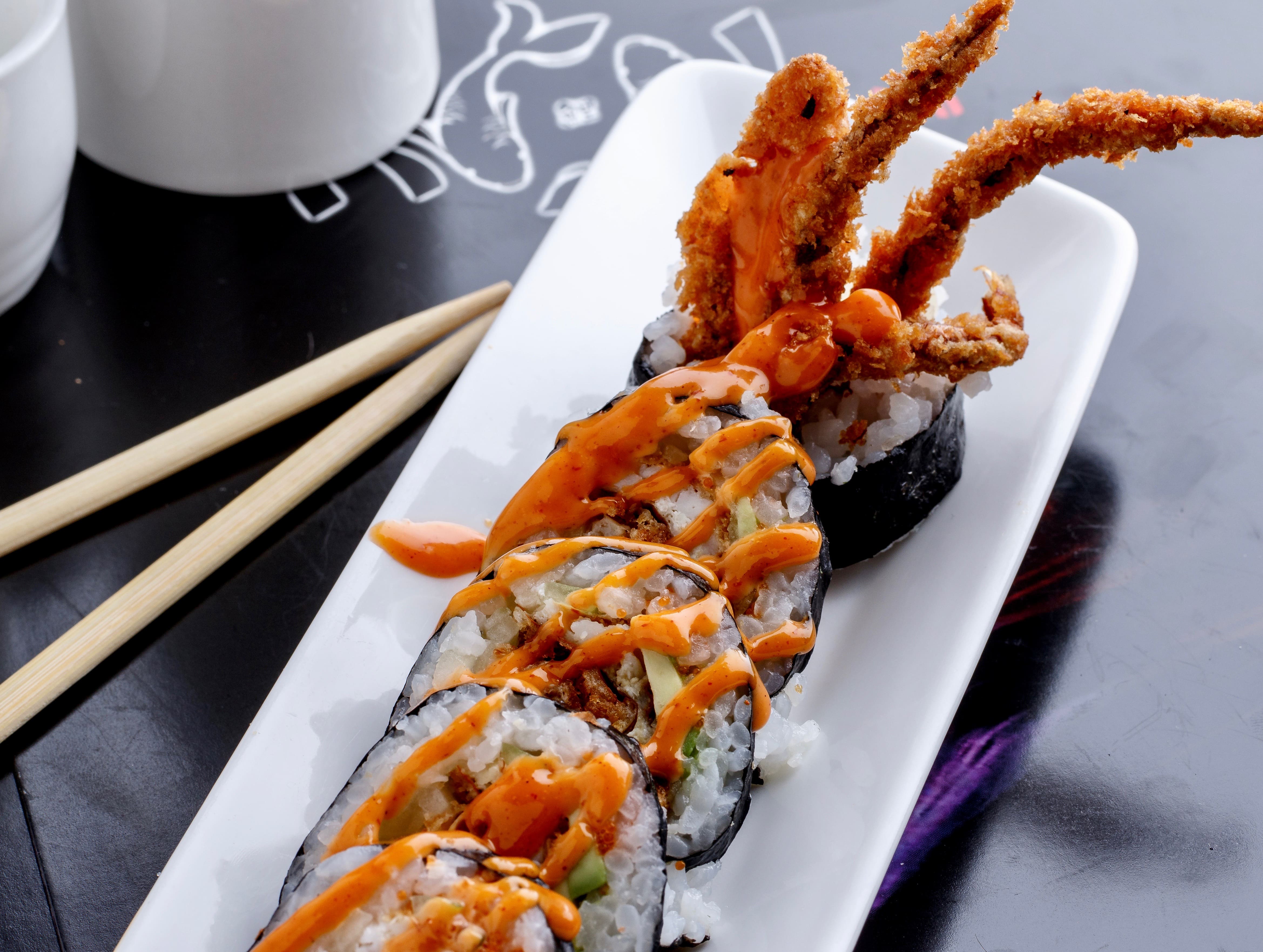 Order Spider Makimono food online from Koi Japanese Sushi Bar & Lounge store, Beaumont on bringmethat.com