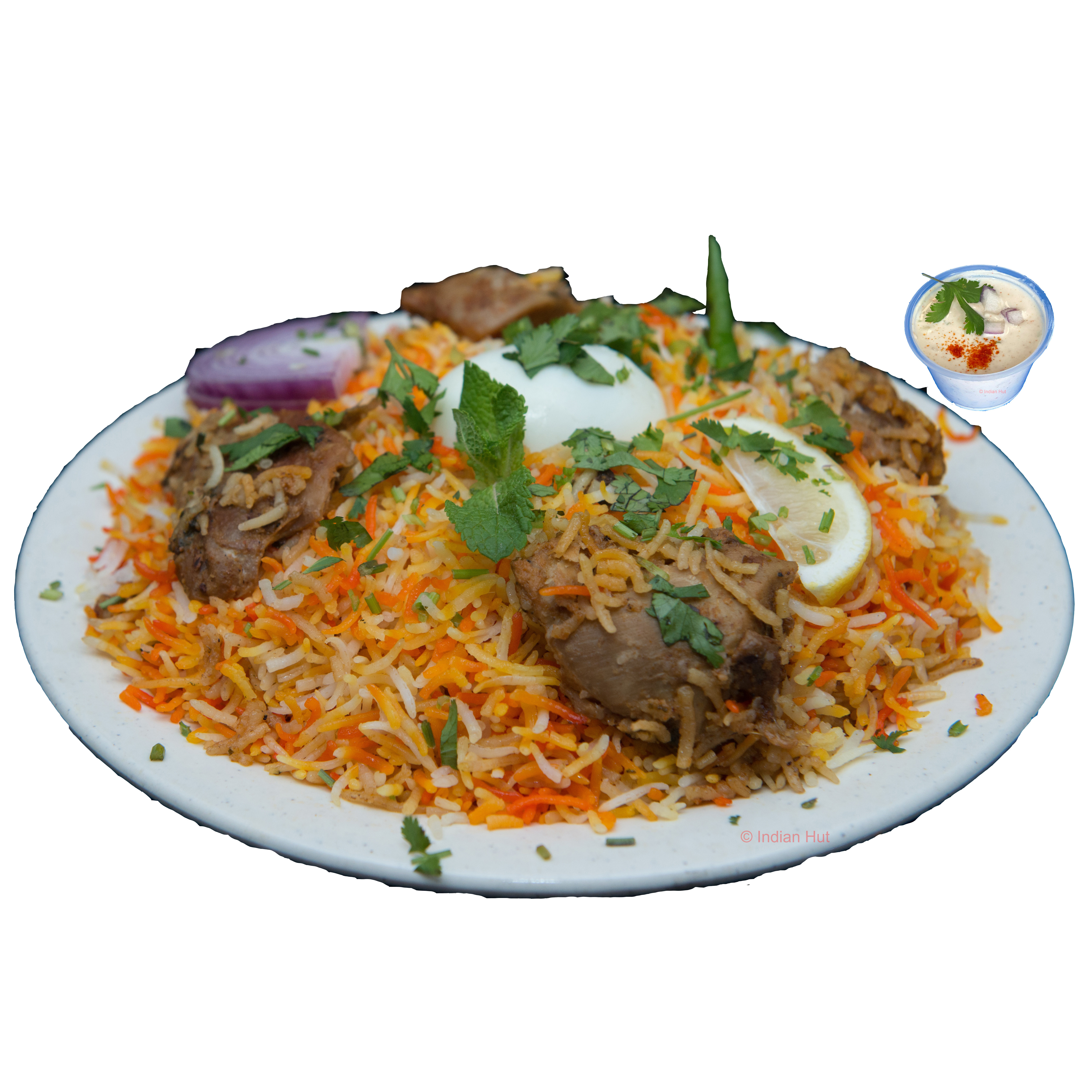 Order N3 Chicken Biryani food online from Indian Hut Lawrenceville store, Lawrence Township on bringmethat.com