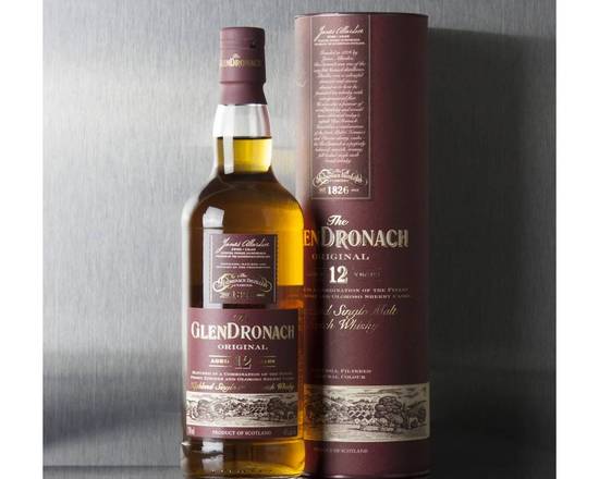Order GlenDronach 12 Year Old 750ML food online from House Of Wine store, New Rochelle on bringmethat.com