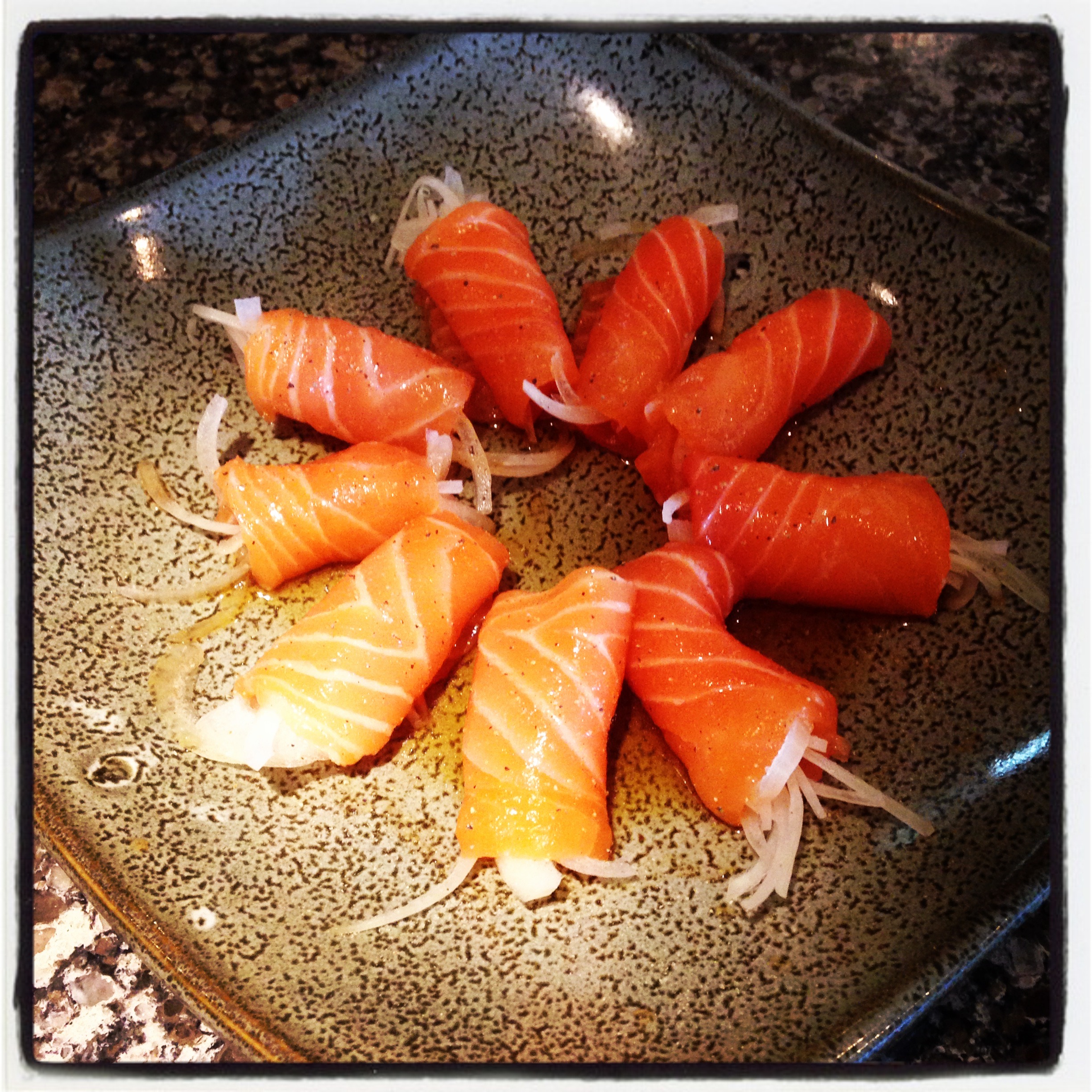 Order Ponzu Salmon food online from Sushi Lounge store, Poway on bringmethat.com