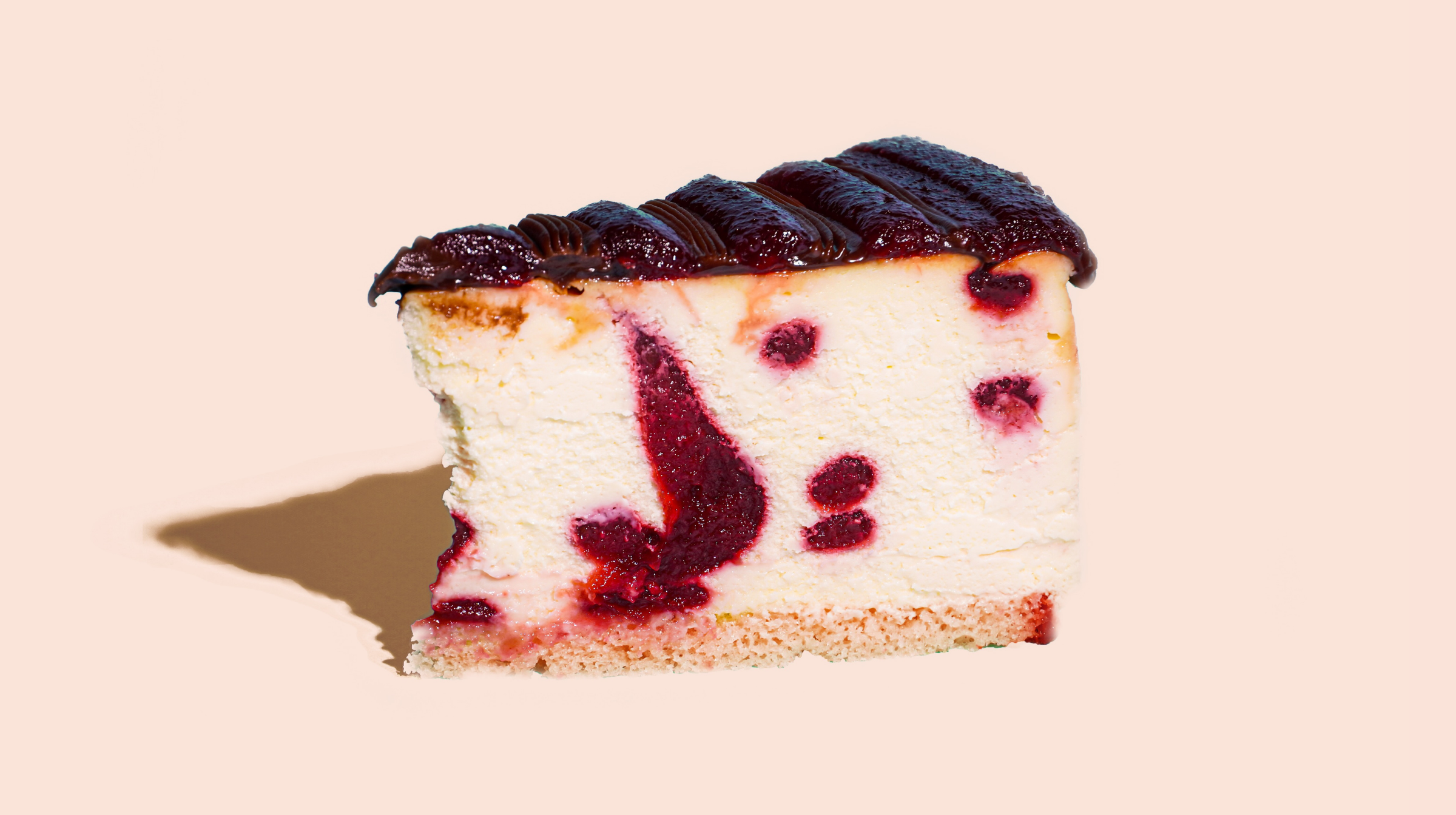 Order Chocolate Raspberry Cheesecake food online from Oasis Cafe store, Flushing on bringmethat.com