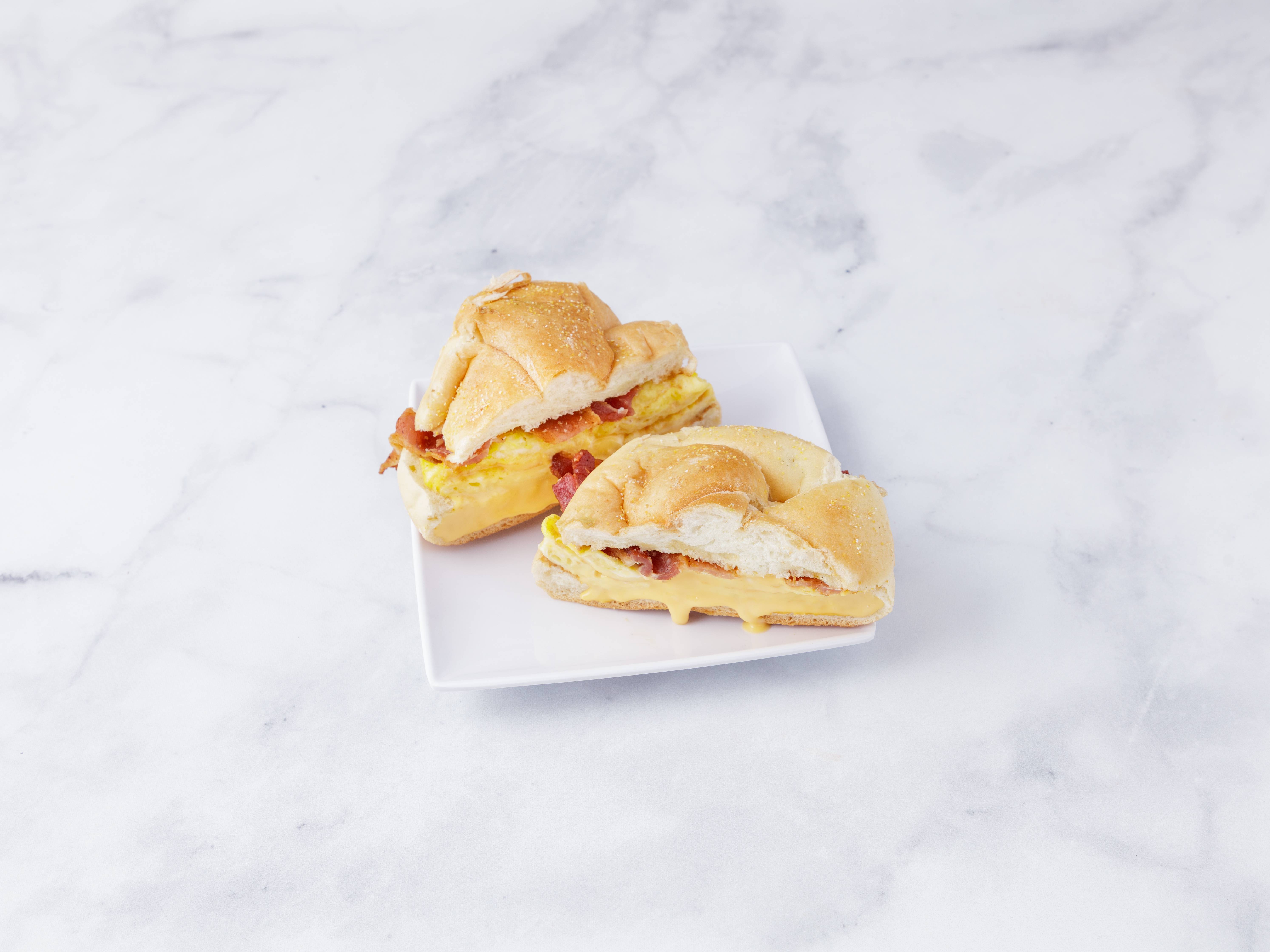 Order 2 Egg, Bacon and Cheese Sandwich Breakfast food online from Speedy's store, New York on bringmethat.com