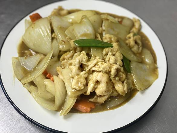 Order Curry Chicken 咖哩雞 food online from Uncle Chen's Chinese Restaurant store, State College on bringmethat.com