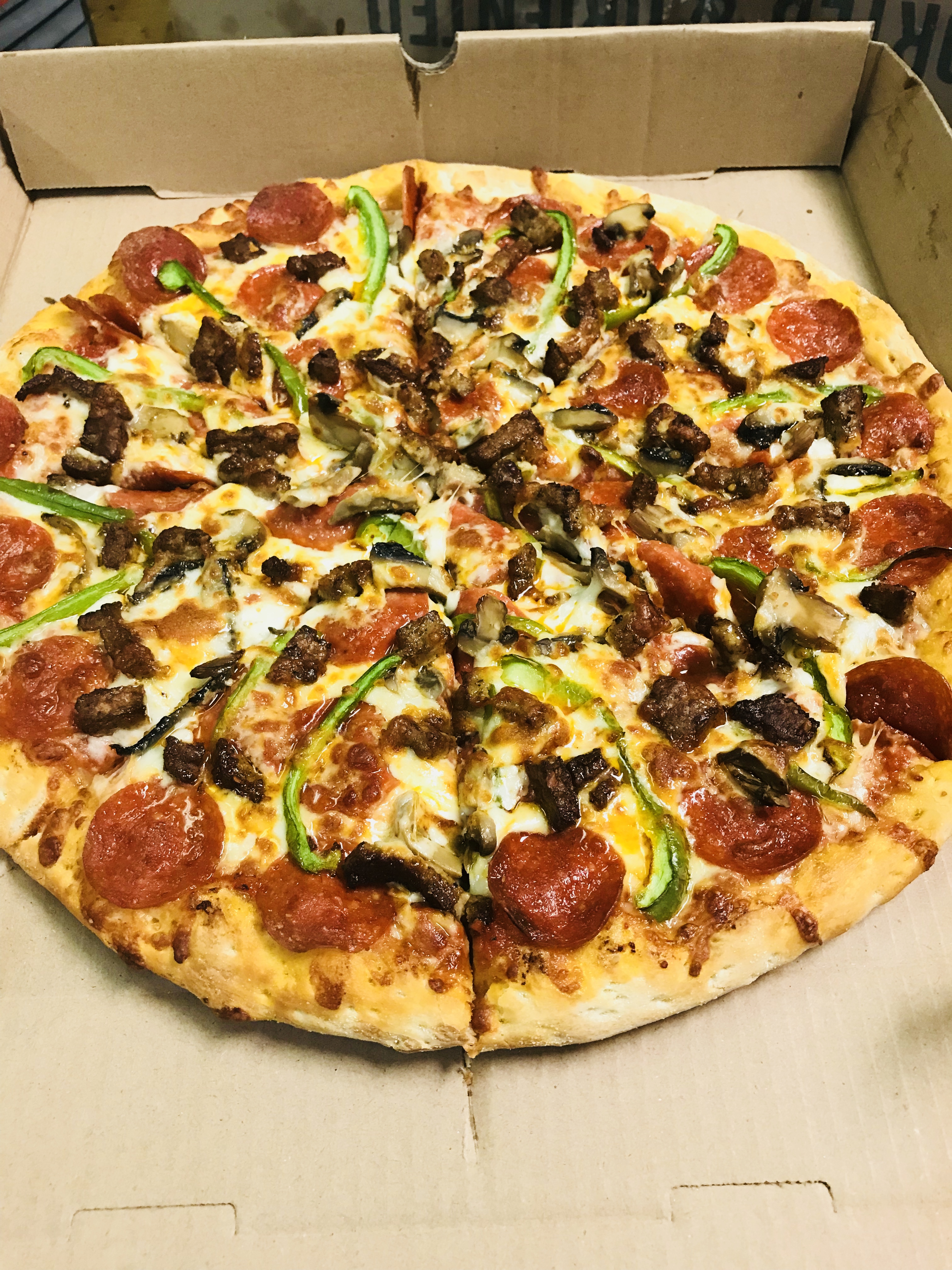 Order 5 toppings  pizza food online from A-1 Deli And Fried Chicken store, Wilmington on bringmethat.com