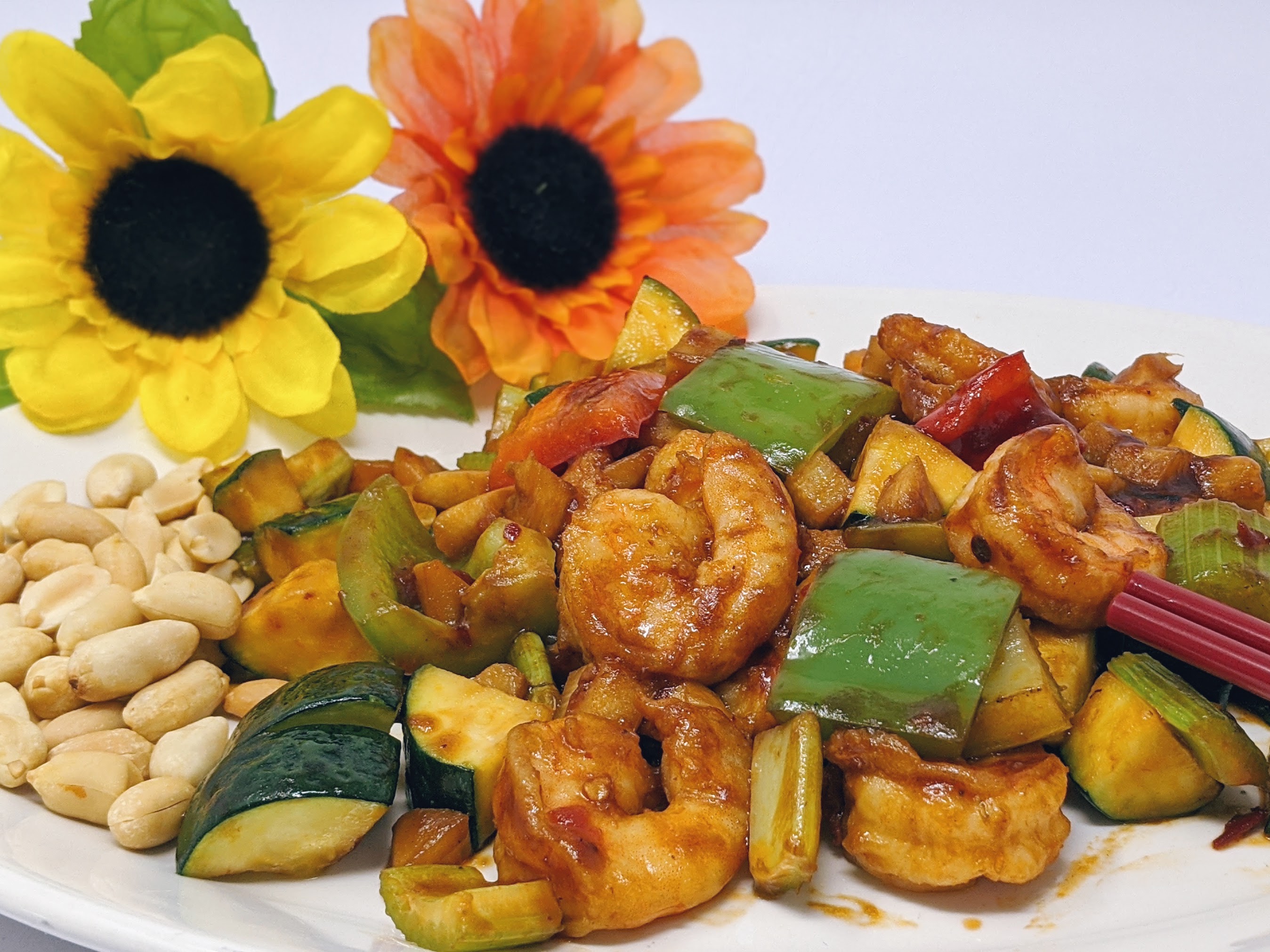 Order Kung Pao Prawns food online from Sunflower store, Hayward on bringmethat.com