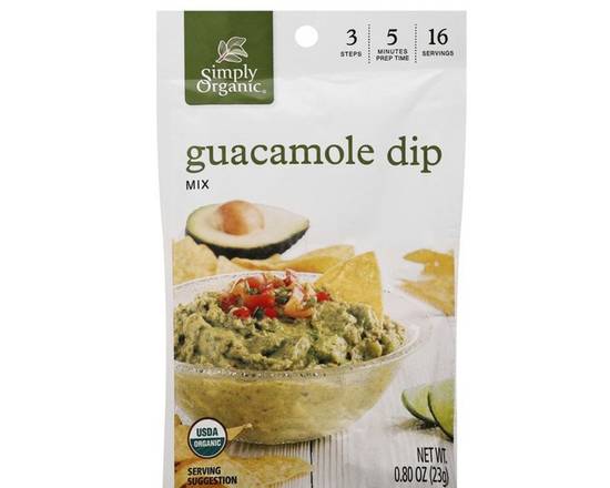 Order Simply Organic Guacamole Dip Mix food online from Bel Clift Market store, SF on bringmethat.com
