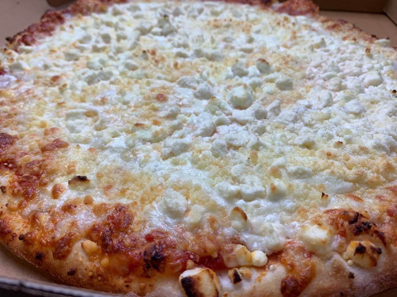 Order Four Cheese Pizza - Small 10'' food online from Troys Italian Kitchen store, Arlington on bringmethat.com
