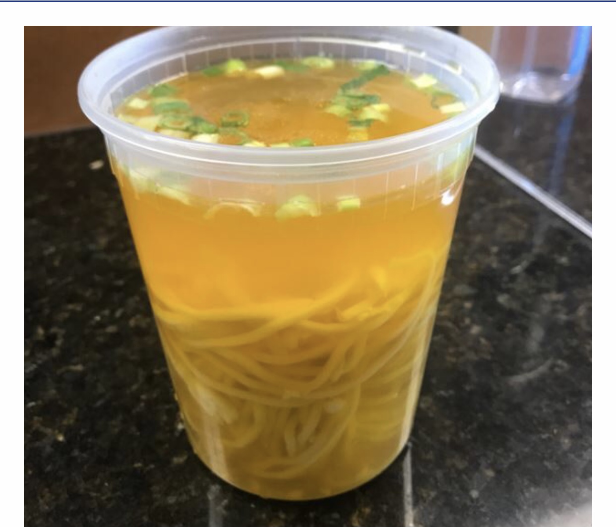 Order Chicken Noodle Soup 鸡面汤 food online from China Star store, Blue Bell on bringmethat.com