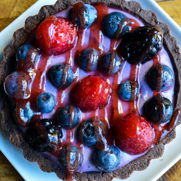 Order Berry Cream Tart (GF/V) food online from French Meadow Cafe store, Minneapolis on bringmethat.com