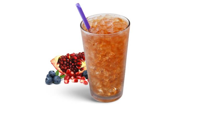 Order Flavored|Pomegranate Blueberry Iced Tea food online from The Coffee Bean & Tea Leaf store, Las Vegas on bringmethat.com