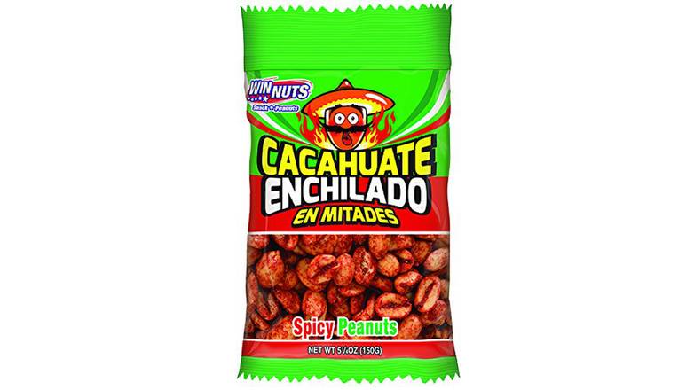 Order Winnuts Cacahuate Enchilado En Mitades Spicy Peanut 5.25 oz food online from Valero Food Mart store, Murrayville on bringmethat.com