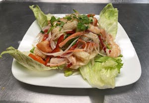 Order 64. Seafood Yum Woon Sae food online from Mahar Thai Taste store, Saint Paul on bringmethat.com