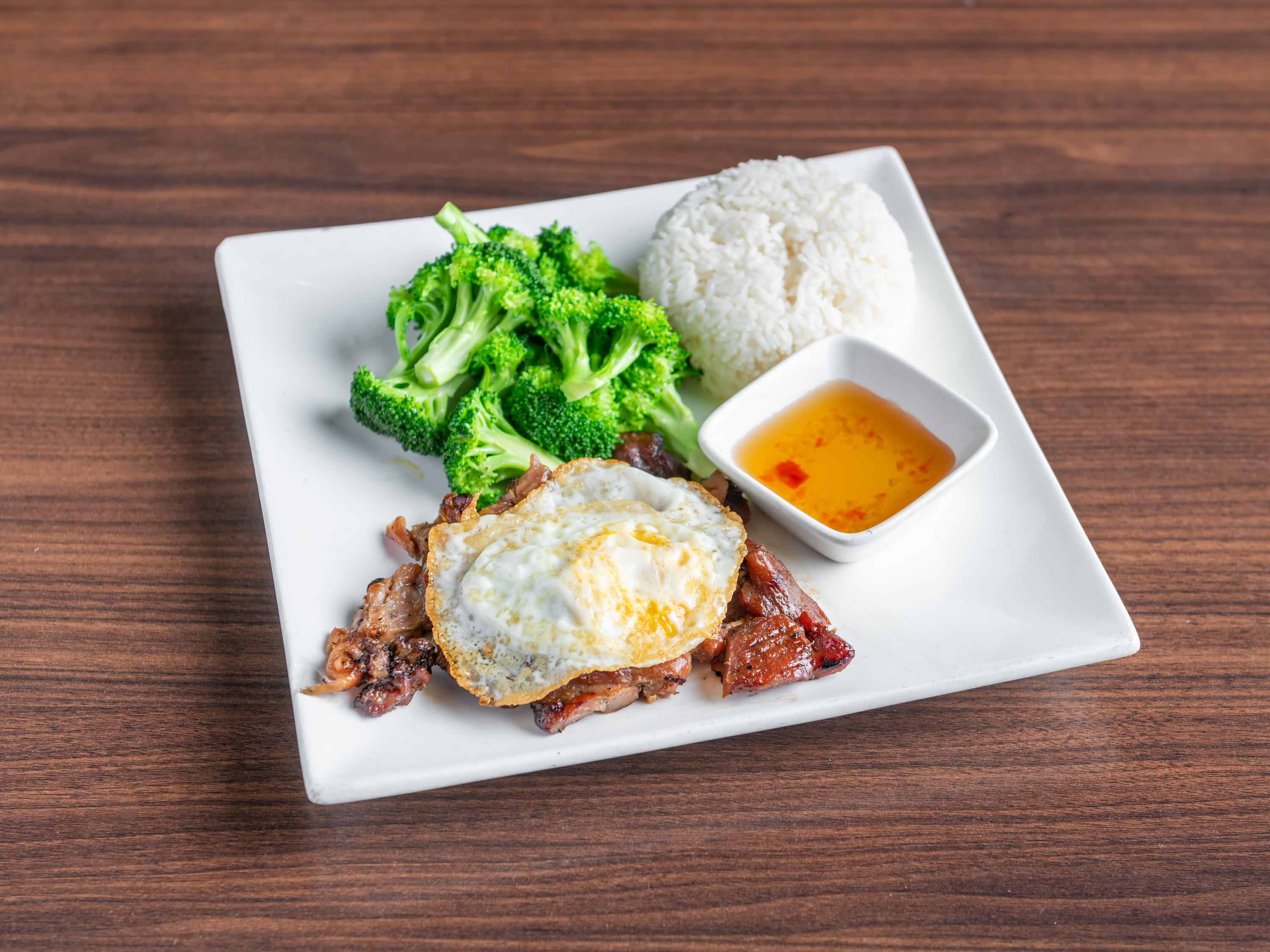 Order Grilled Pork Rice Plate food online from Little V store, League City on bringmethat.com
