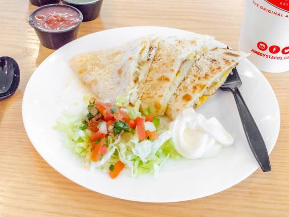 Order Stuffed Quesadilla food online from Jimboy'S Tacos store, PLACERVILLE on bringmethat.com
