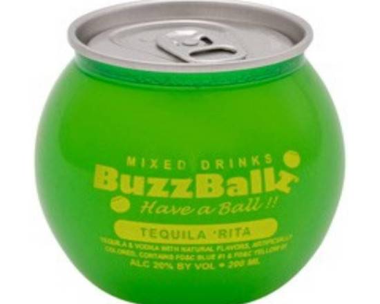 Order Buzzballz Tequila Rita - 200ml | Ready to Drink | Margaritas  15% food online from Pit Stop Liquor Mart store, El Monte on bringmethat.com