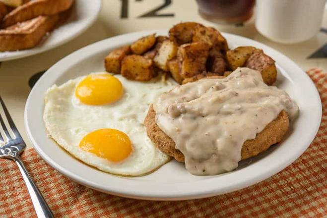 Order Country Fried Steak food online from Masters Pancake House store, Chicago on bringmethat.com