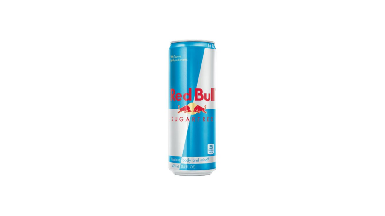 Order Red Bull Sugar Free 16 oz food online from Cafe Verdi Rebel store, Las Vegas on bringmethat.com