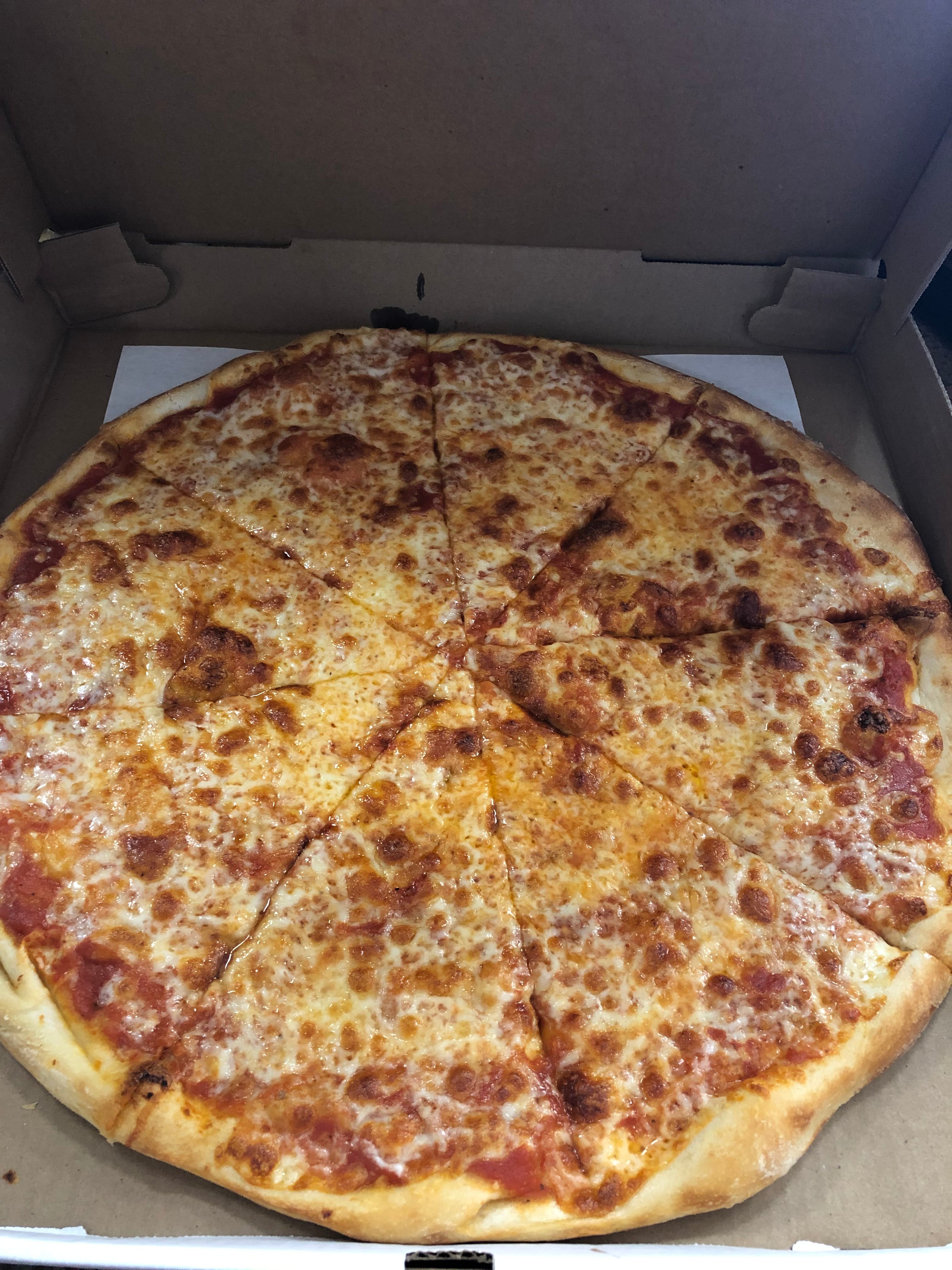 Order Cheese Pizza - Small (6 Slices) food online from Regina Pizza store, Lynbrook on bringmethat.com