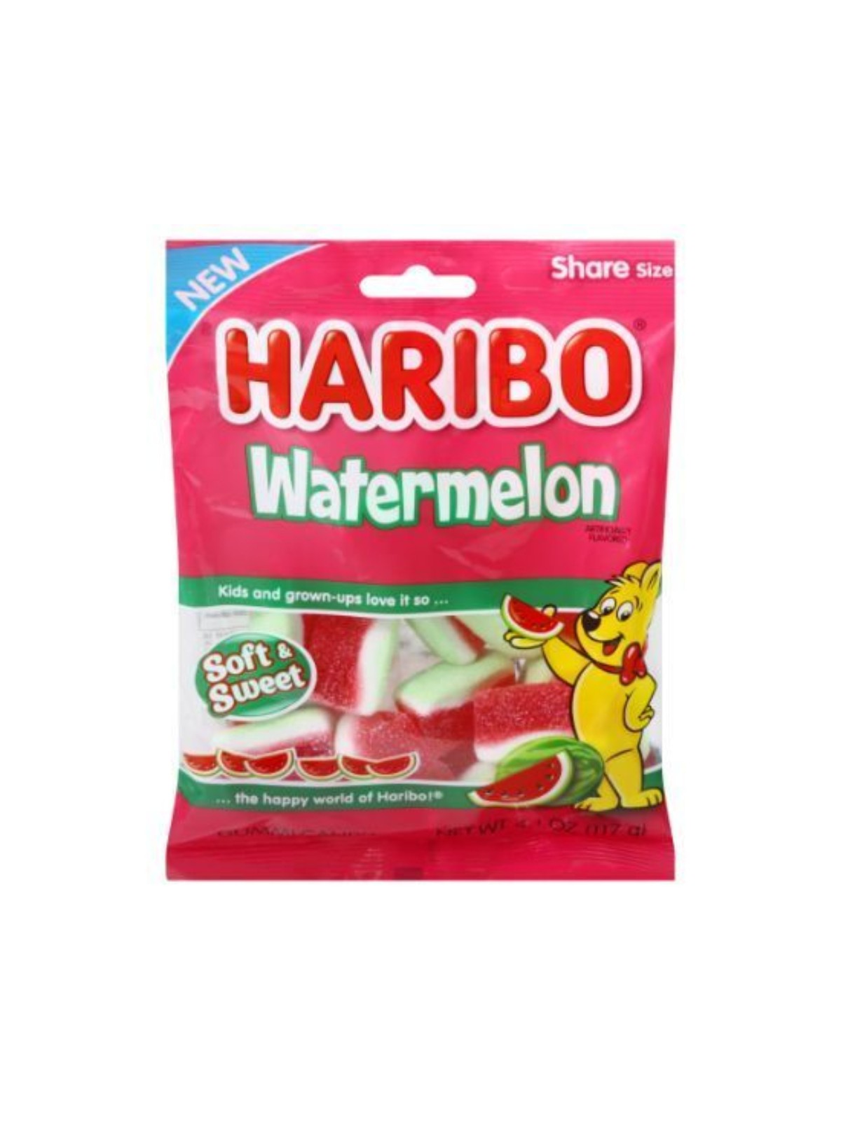 Order Haribo Watermelon (4.1 oz) food online from Stock-Up Mart store, Houston on bringmethat.com