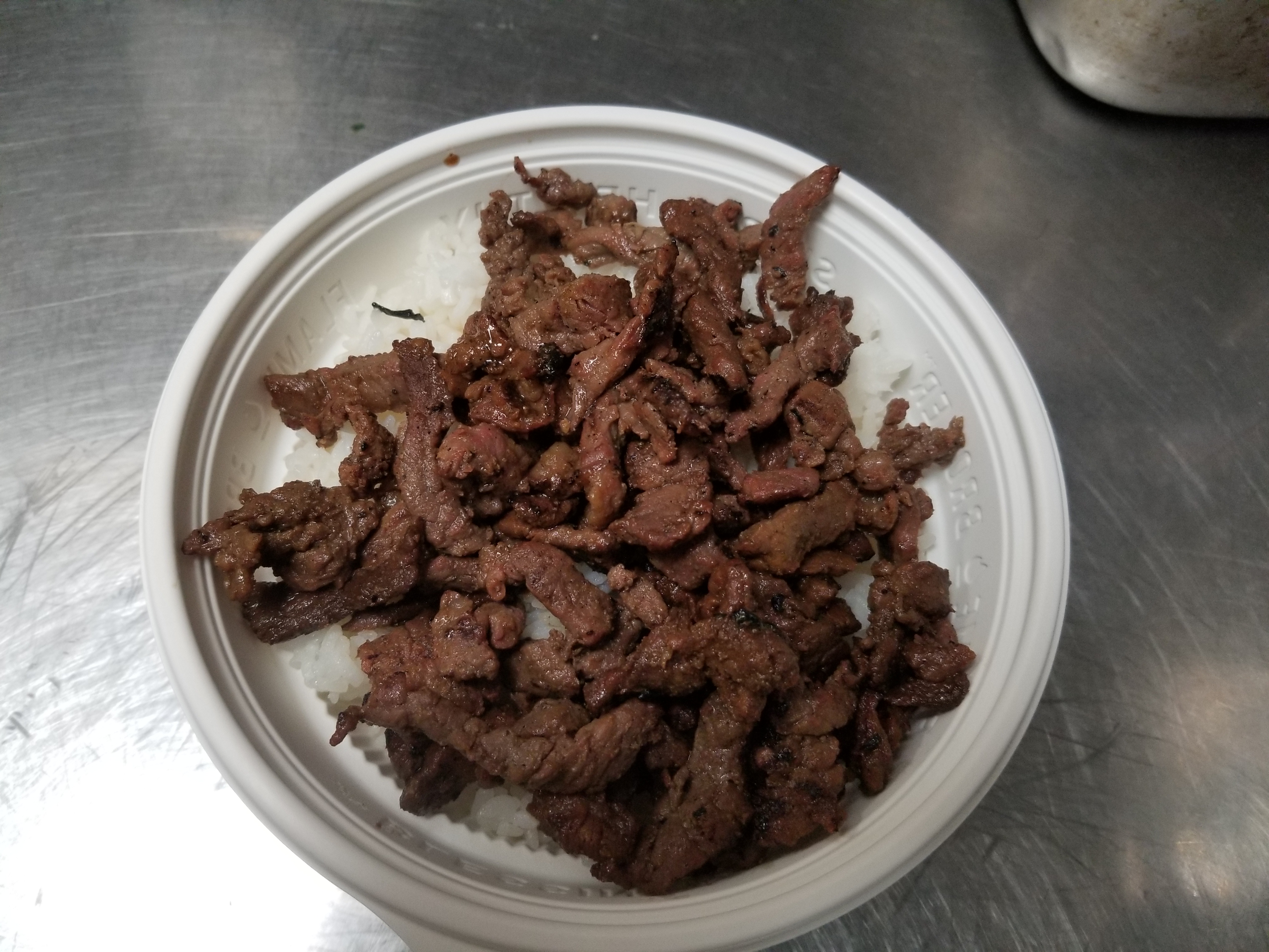 Order Mini Beef Bowl food online from Flame Broiler store, Newport Beach on bringmethat.com
