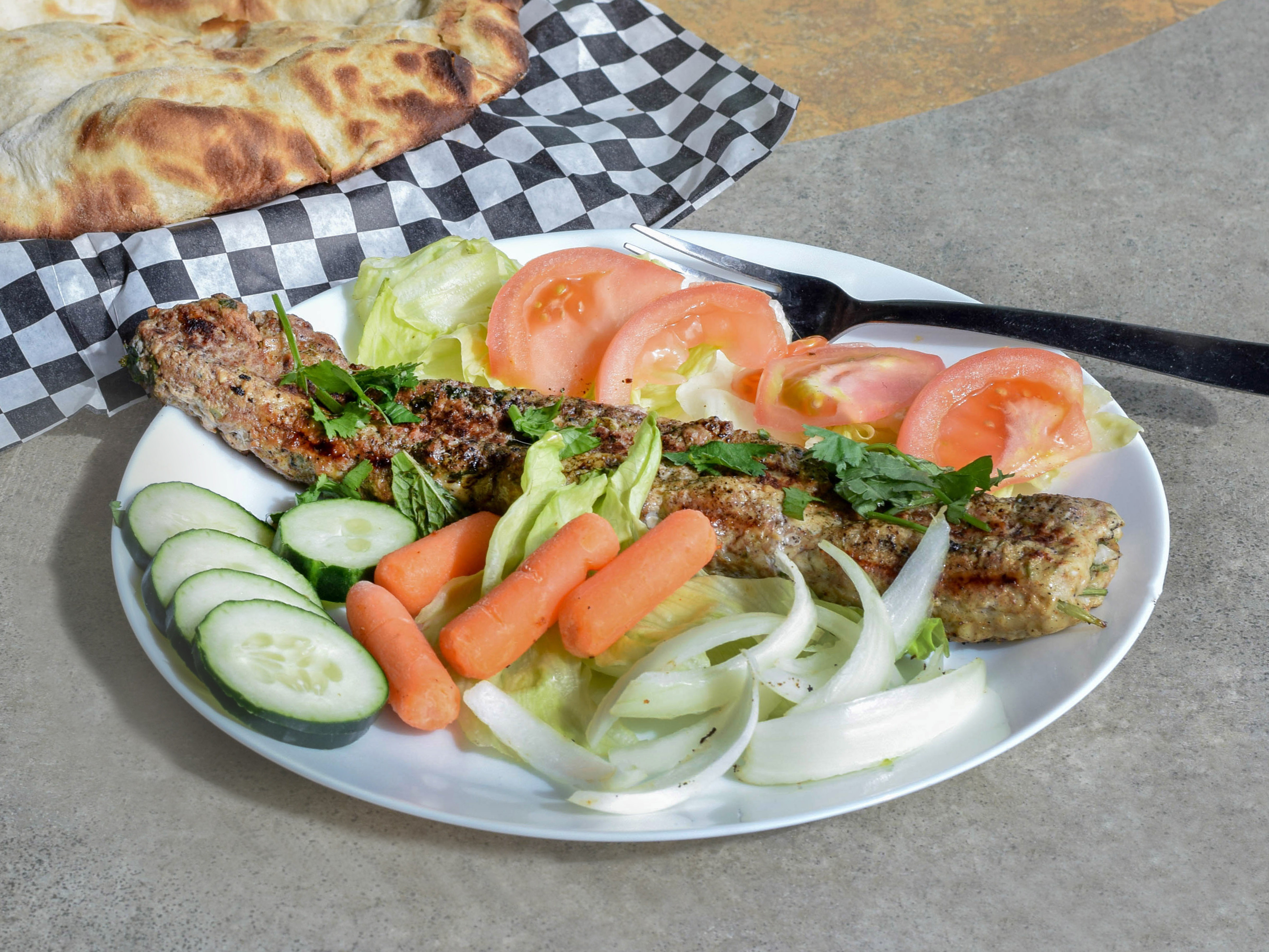 Order Seekh Kabob food online from Cafe Laziz store, Dallas on bringmethat.com