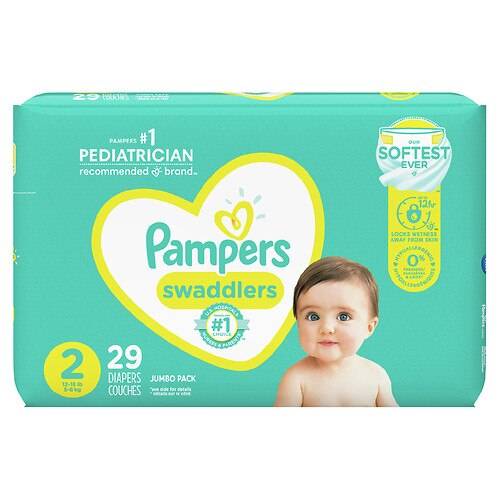 Order Pampers Swaddlers Diapers Size 2 - 84.0 ea food online from Walgreens store, Radcliff on bringmethat.com