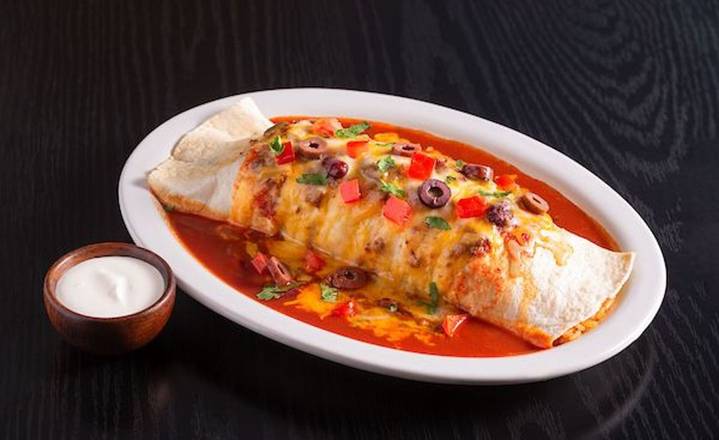 Order Outrageous Burrito ~ food online from El Fresco Mexican Grill store, Sully on bringmethat.com