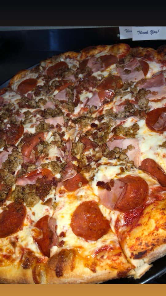 Order All Meat Pizza food online from Giuseppe's Restaurant store, Victorville on bringmethat.com