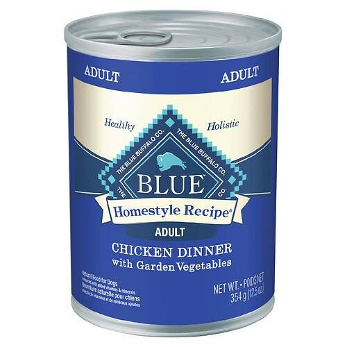Order Blue Buffalo Homestyle Recipe Chicken Dinner with Garden Vegetables for Dogs - 12.5 OZ food online from Walgreens store, Enfield on bringmethat.com