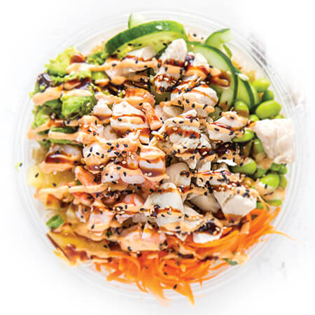 Order High Tide Signature Poke Bowl food online from Poke Bros store, Wilmington on bringmethat.com
