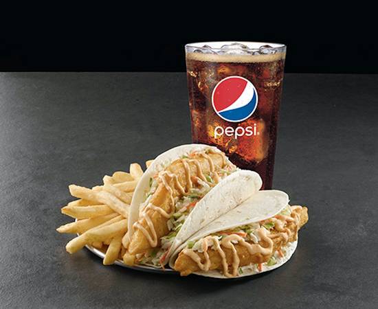Order Two Taco Combo food online from Long John Silver'S store, Oklahoma City on bringmethat.com