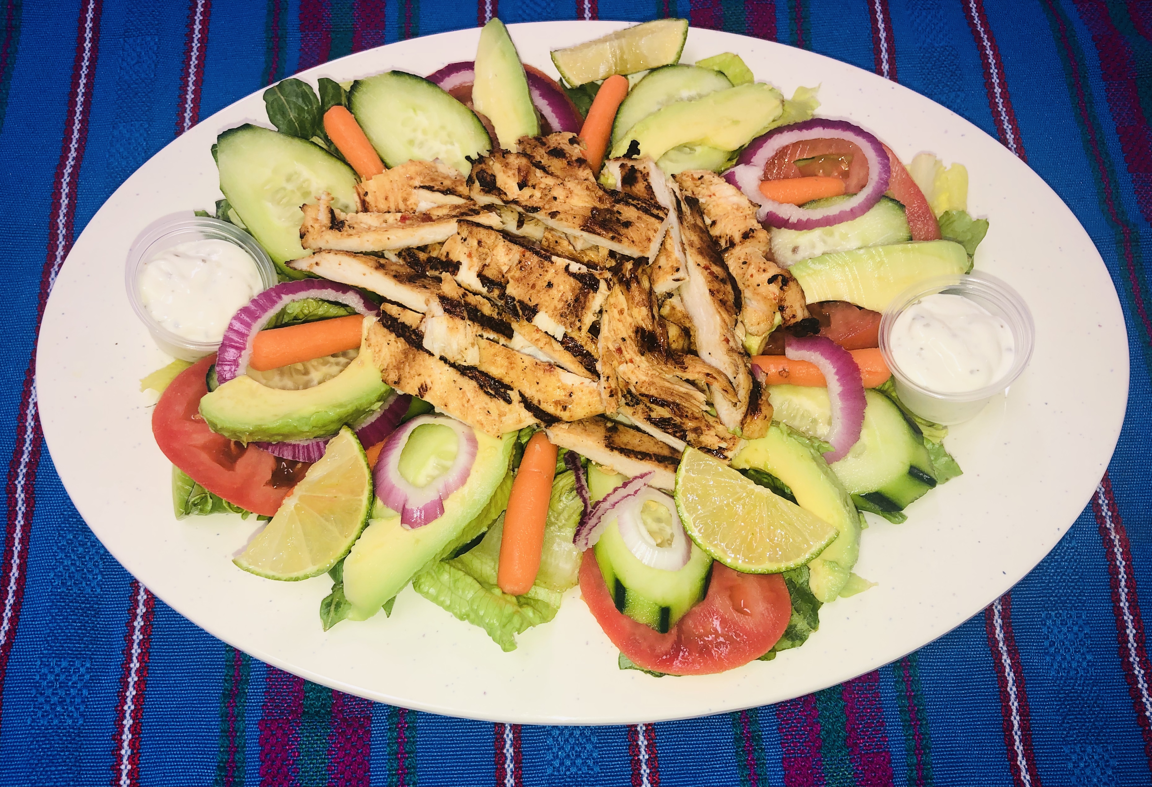 Order Ensalada Cabanas Con Pollo food online from Cabanas Grill store, Forest Park on bringmethat.com