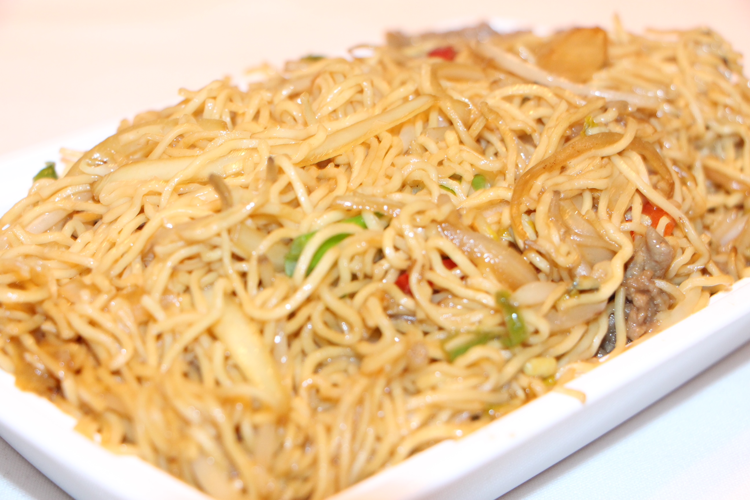 Order J14. Beef Lo Mein food online from Nani Restaurant store, Madison on bringmethat.com