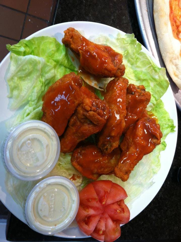 Order Buffalo Wings - 5 Pieces food online from Nick's Pizza store, Baltimore on bringmethat.com