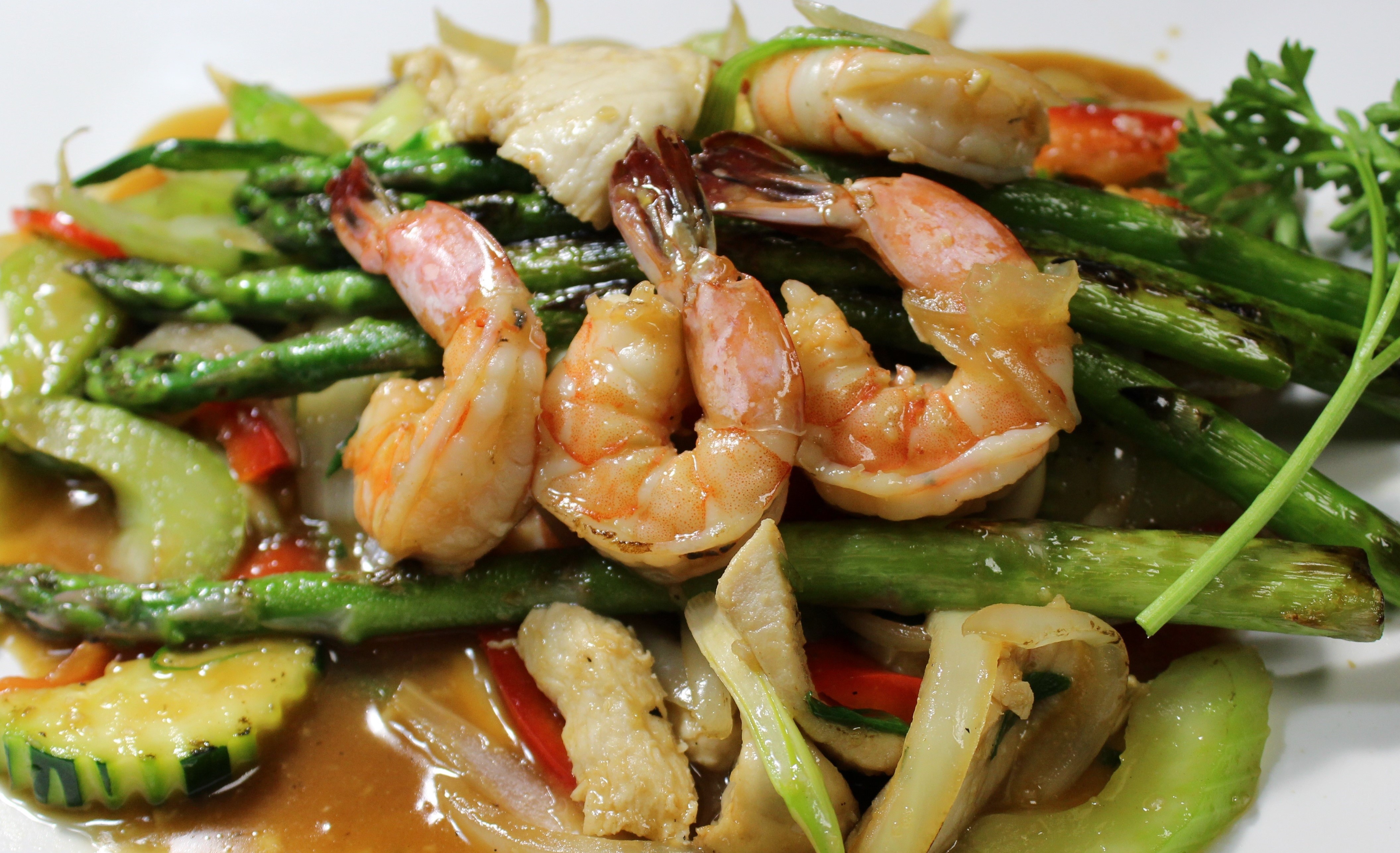 Order Ultimate Asparagus food online from Cafe De Thai & Sushi store, Oceanside on bringmethat.com