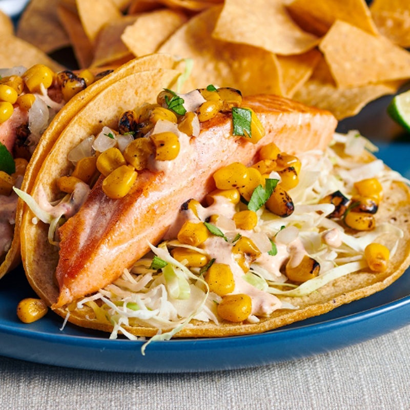 Order Sustainably-Sourced Atlantic Salmon Taco (a la carte) food online from Rubio's Fresh Mexican Grill store, Adelanto on bringmethat.com