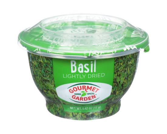 Order Gourmet Garden · Basil Lightly Dried (0.4 oz) food online from Shaw's store, Windham on bringmethat.com